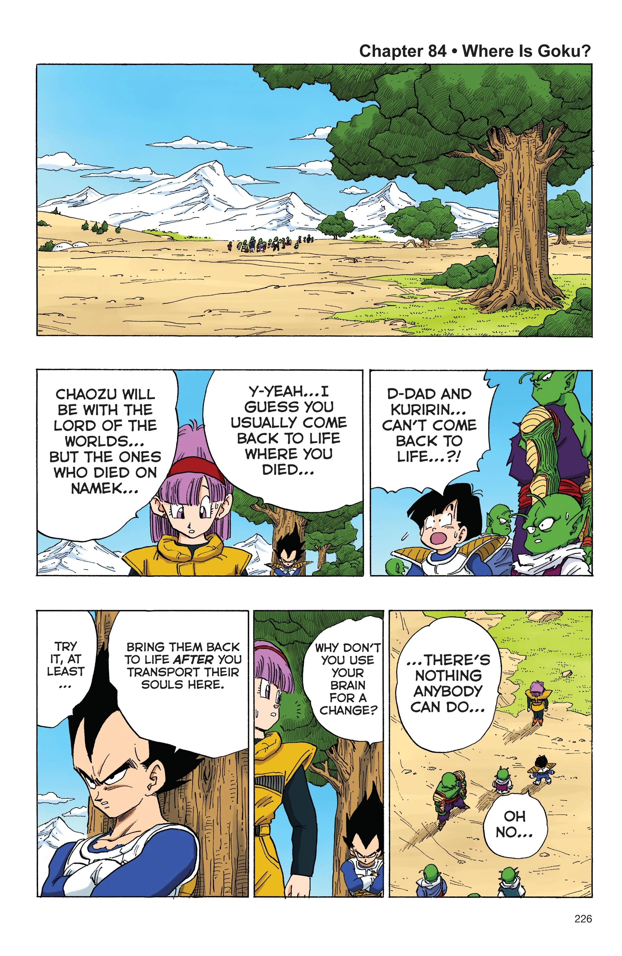 Dragon Ball Full Color Freeza Arc Chapter 84 page 1 - 