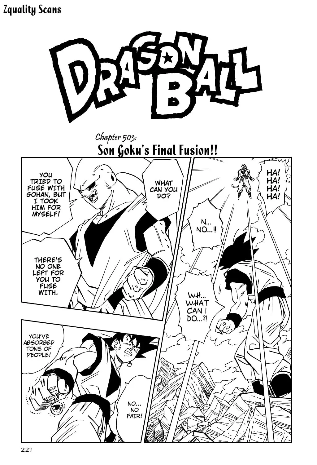 Dragon Ball Perfect Edition Chapter 503 page 3 - 