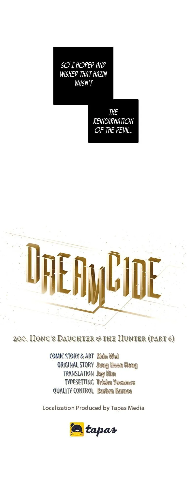 Dreamcide Chapter 200 page 1 - 