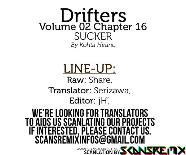 Drifters Chapter 16 page 1 - 
