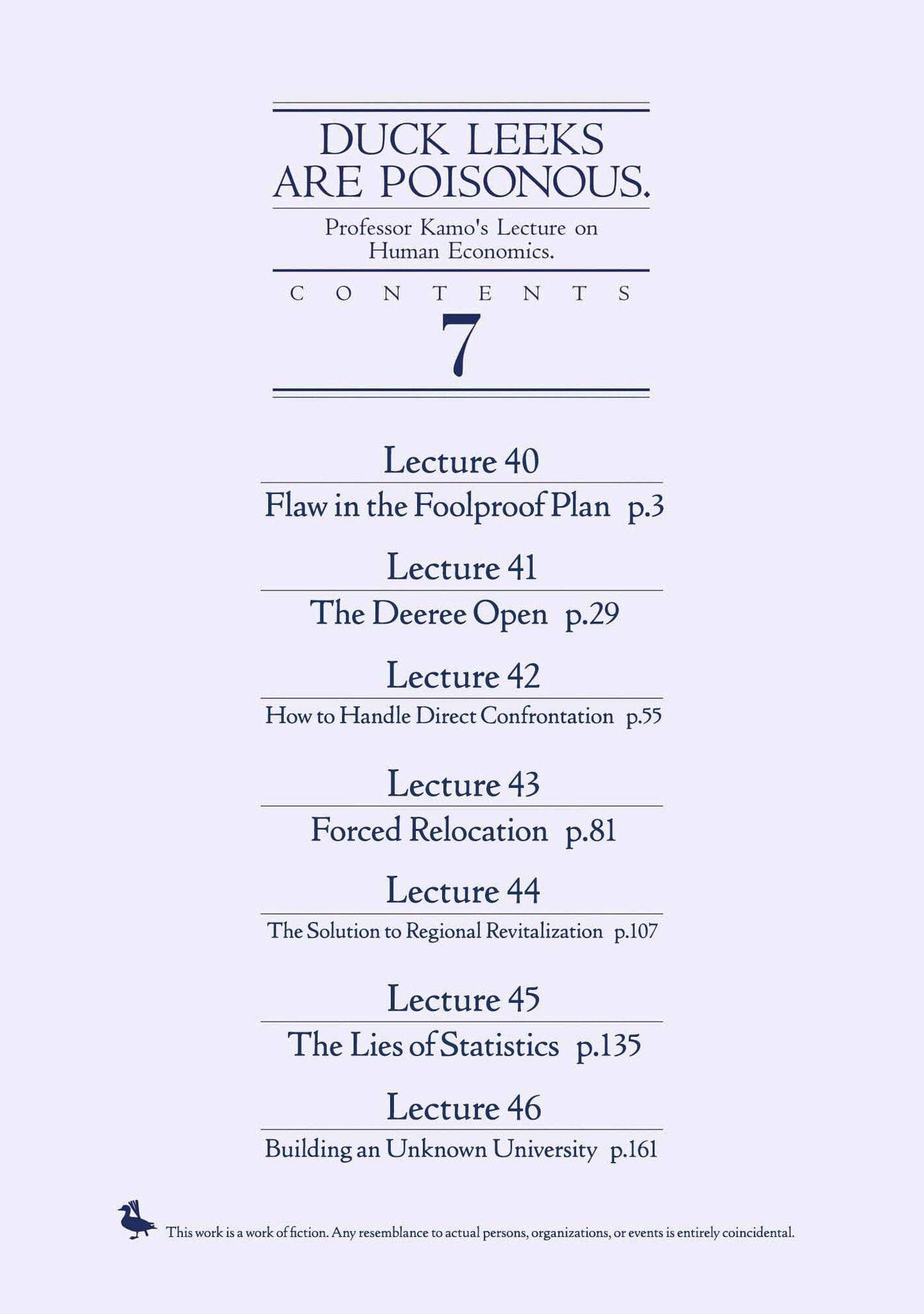 Duck Leeks are Poisonous: Professor Kamo's Lecture on Human Economics Chapter 40 page 4 - 