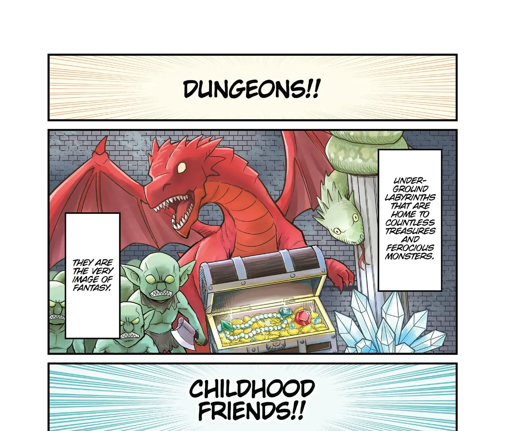 Dungeon Childhood Friends Chapter 1 page 3 - 