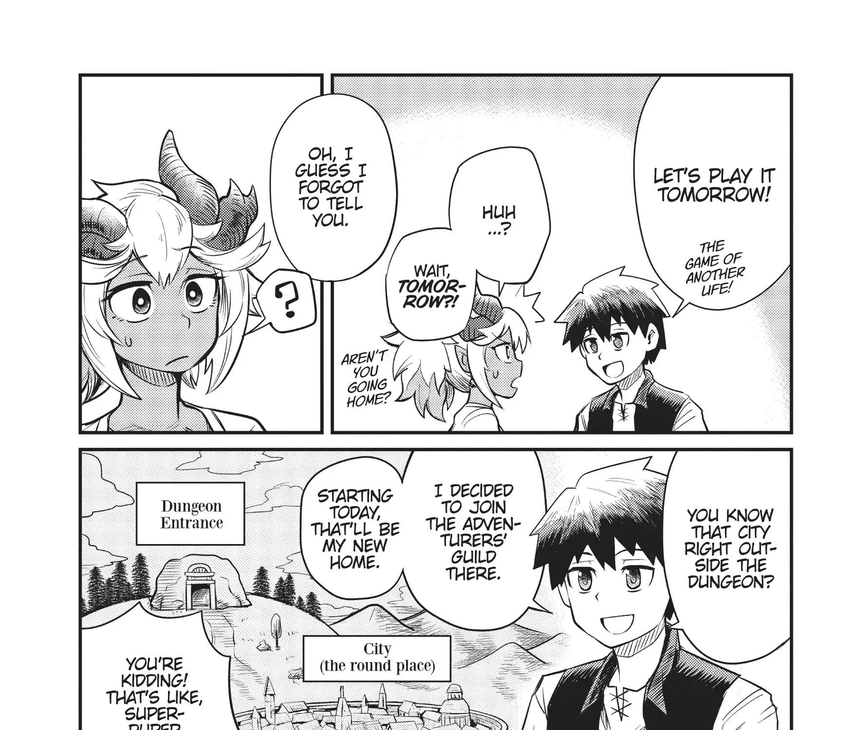 Dungeon Childhood Friends Chapter 1 page 33 - 