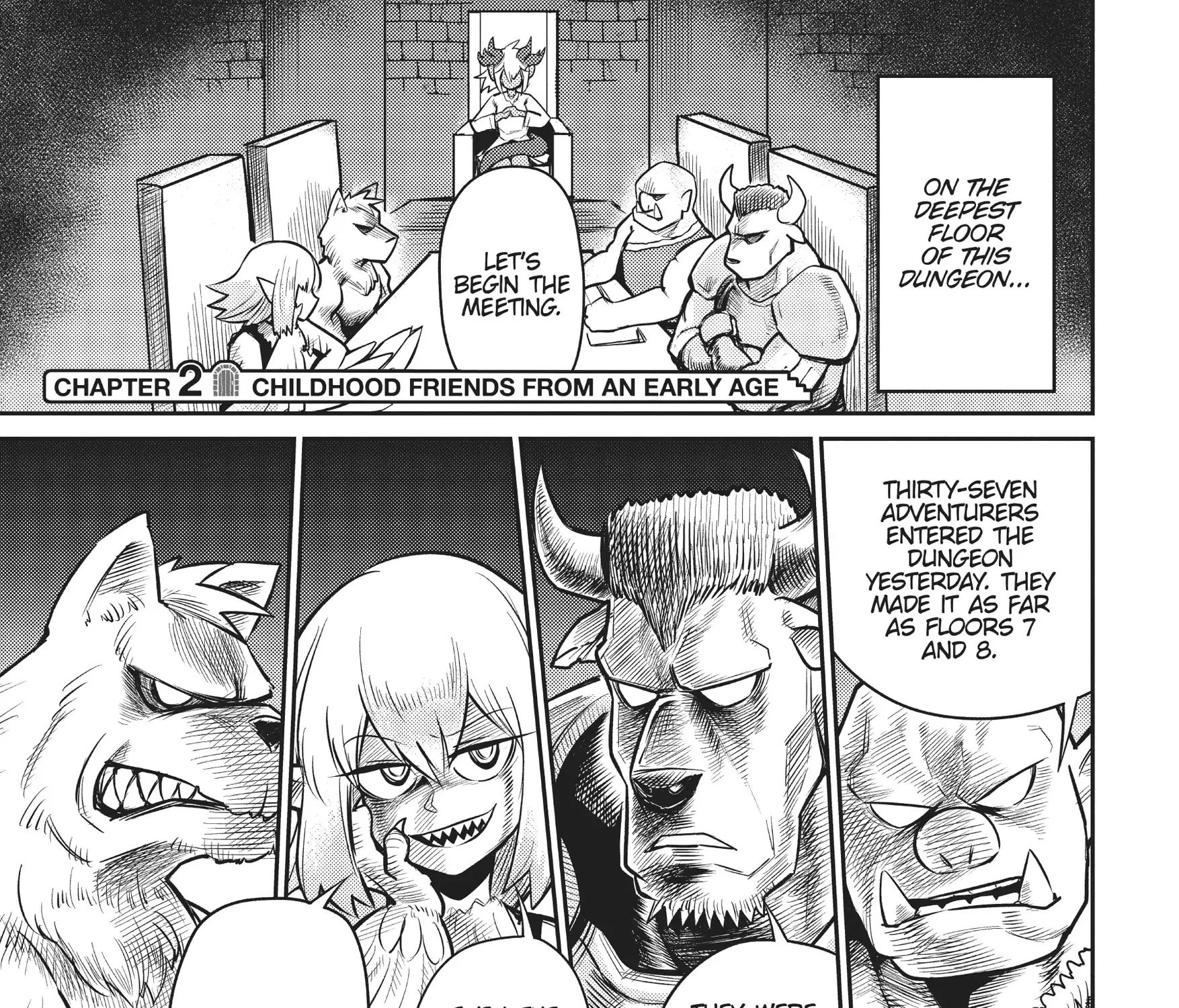 Dungeon Childhood Friends Chapter 2 page 1 - 