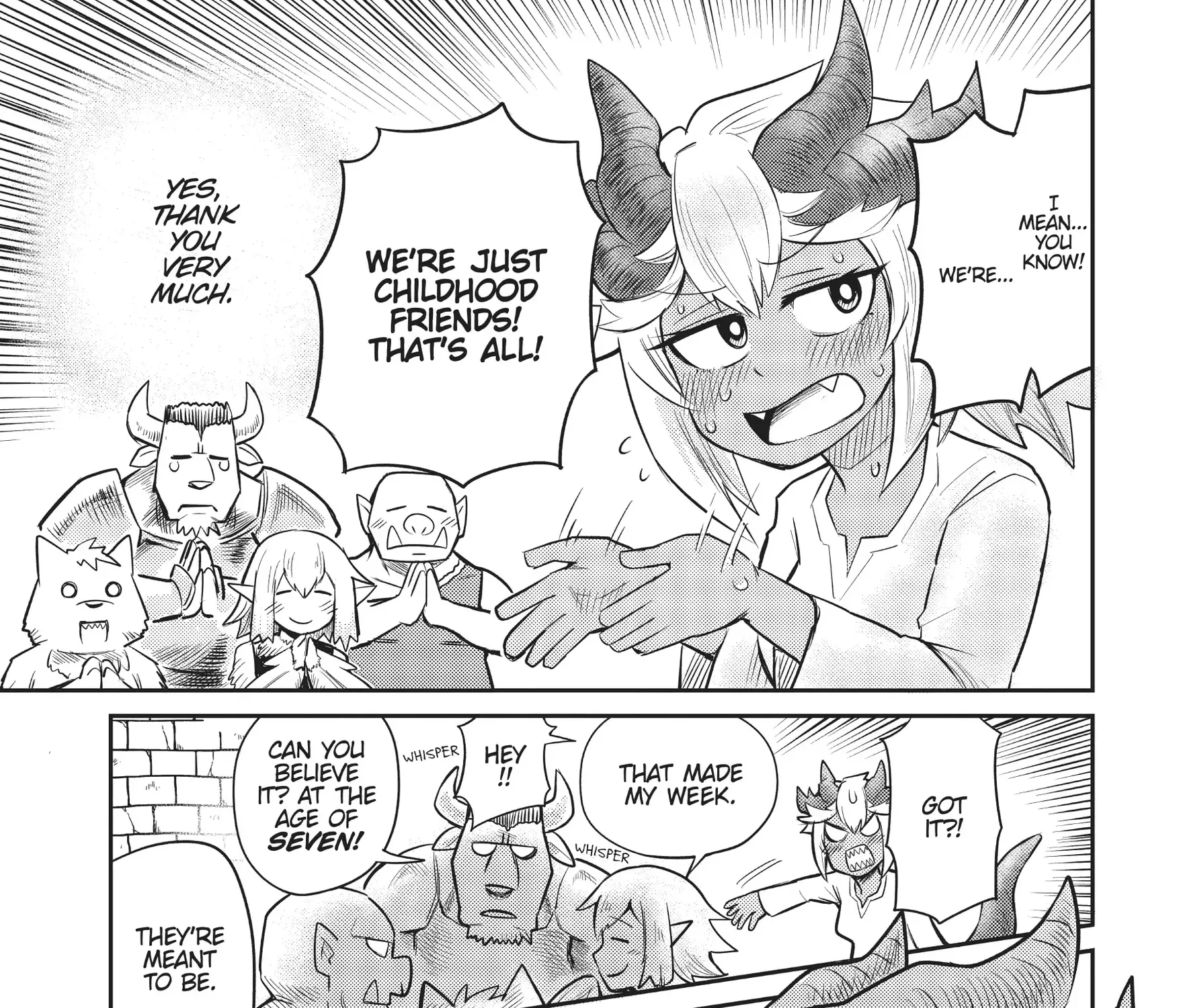 Dungeon Childhood Friends Chapter 2 page 13 - 