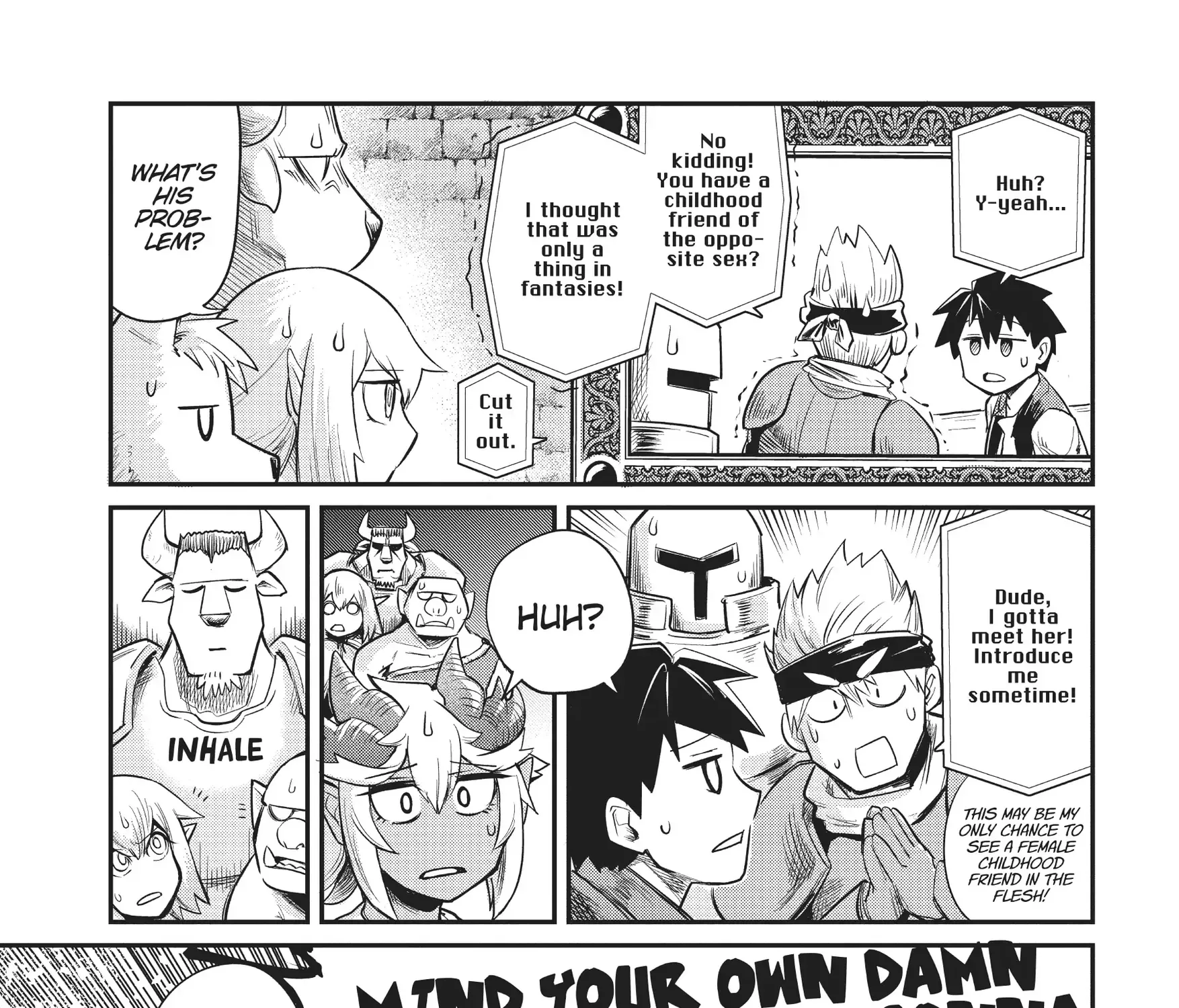 Dungeon Childhood Friends Chapter 4 page 21 - 