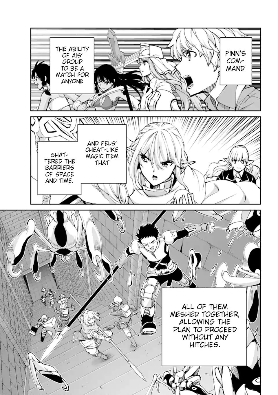 Dungeon Ni Deai O Motomeru No Wa Machigatte Iru Darou Ka Gaiden - Sword Oratoria Chapter 102 page 34 - 