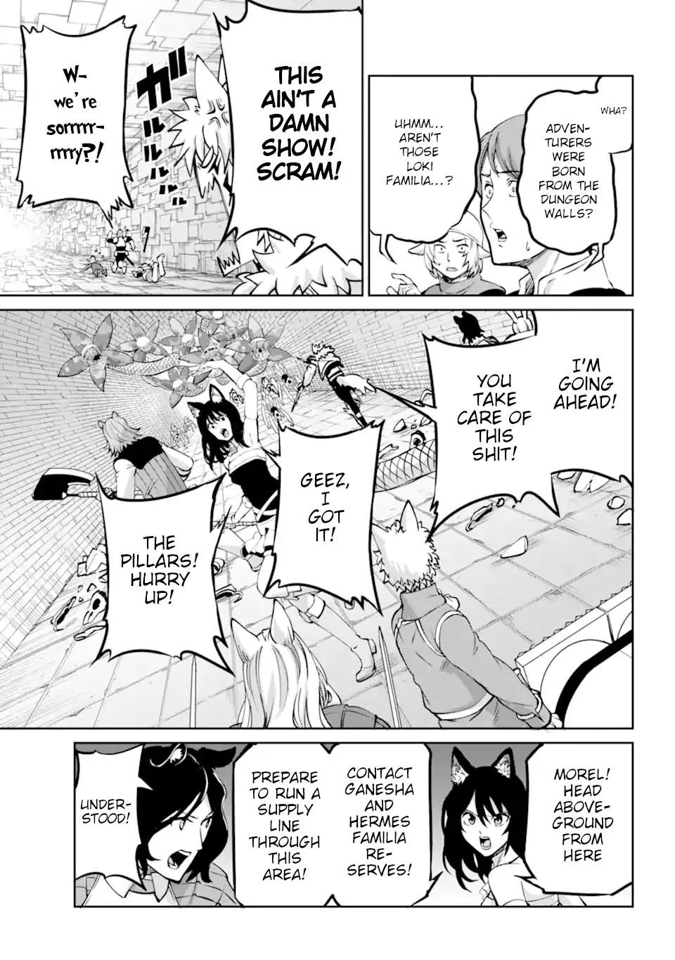 Dungeon Ni Deai O Motomeru No Wa Machigatte Iru Darou Ka Gaiden - Sword Oratoria Chapter 102 page 9 - 