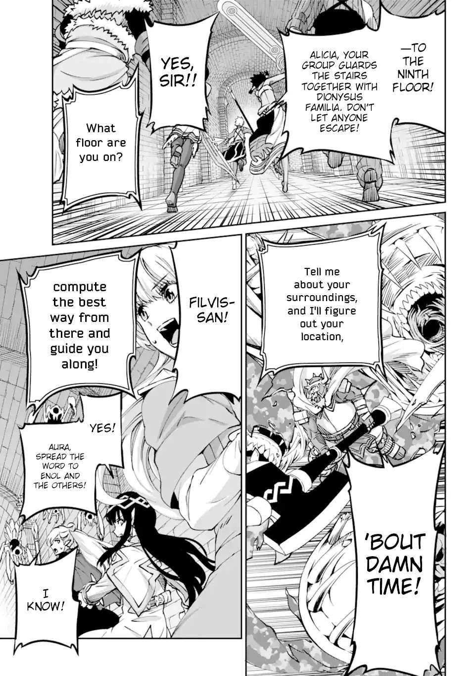 Dungeon Ni Deai O Motomeru No Wa Machigatte Iru Darou Ka Gaiden - Sword Oratoria Chapter 103 page 34 - 