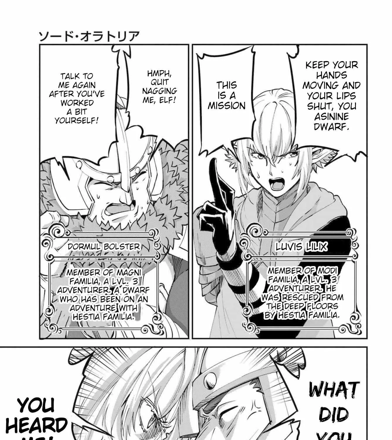Dungeon Ni Deai O Motomeru No Wa Machigatte Iru Darou Ka Gaiden - Sword Oratoria Chapter 112 page 59 - 