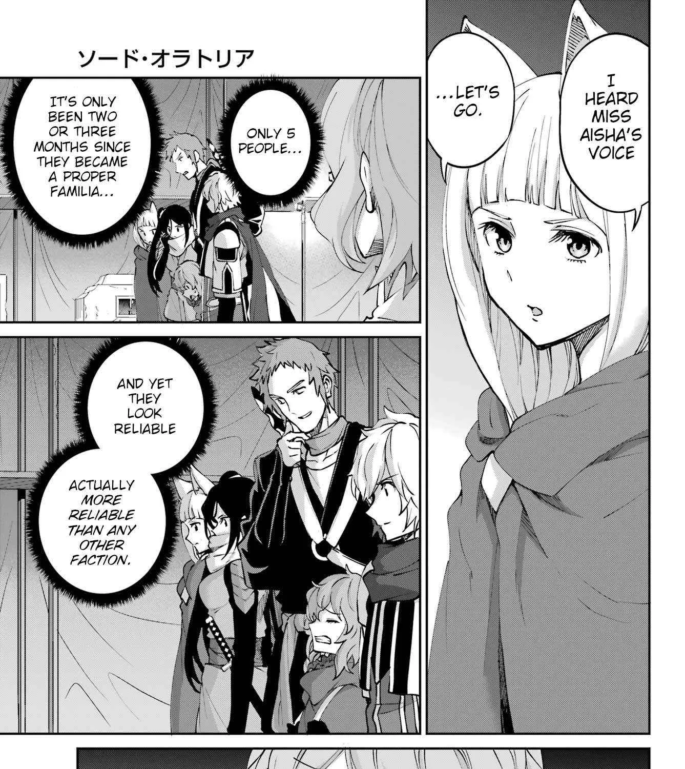 Dungeon Ni Deai O Motomeru No Wa Machigatte Iru Darou Ka Gaiden - Sword Oratoria Chapter 128 page 110 - 