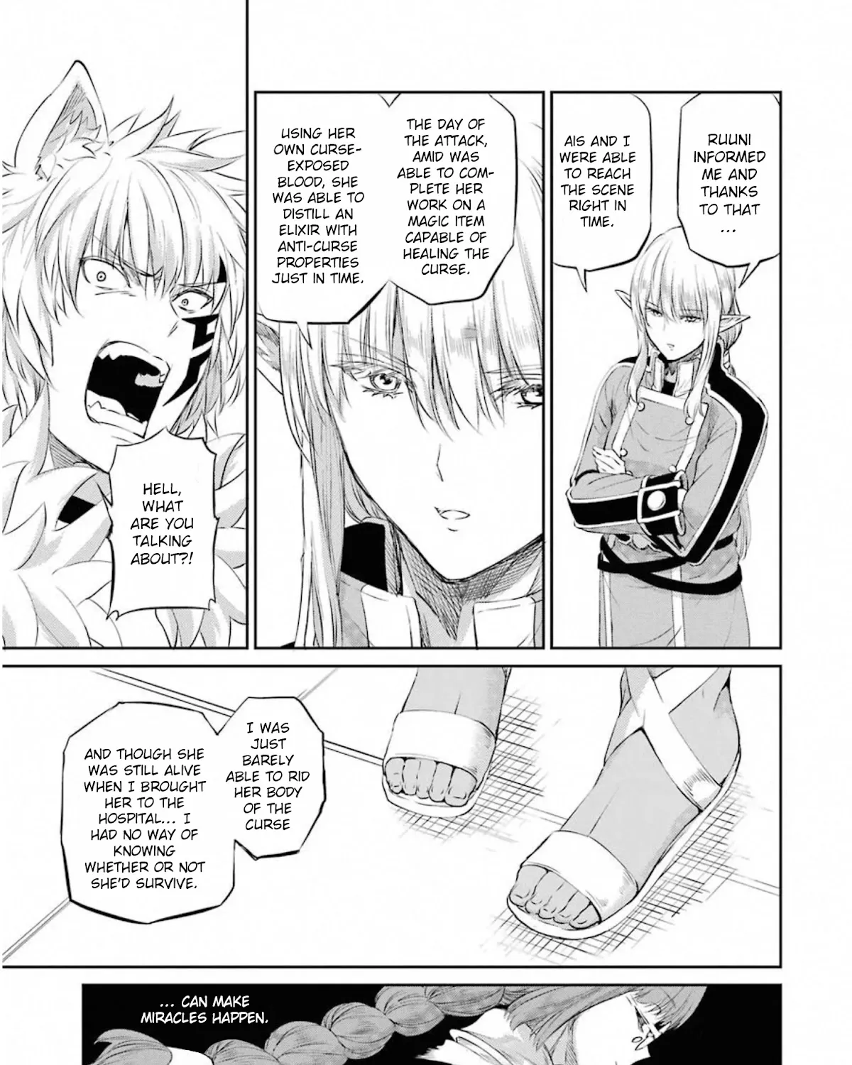 Dungeon Ni Deai O Motomeru No Wa Machigatte Iru Darou Ka Gaiden - Sword Oratoria Chapter 77 page 59 - 