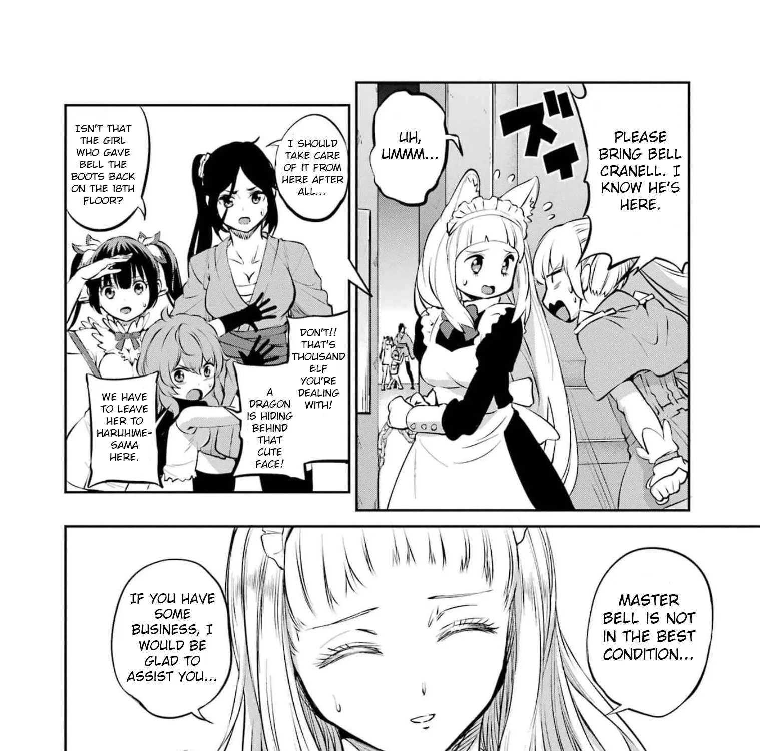 Dungeon Ni Deai O Motomeru No Wa Machigatte Iru Darou Ka Gaiden - Sword Oratoria Chapter 82 page 55 - 
