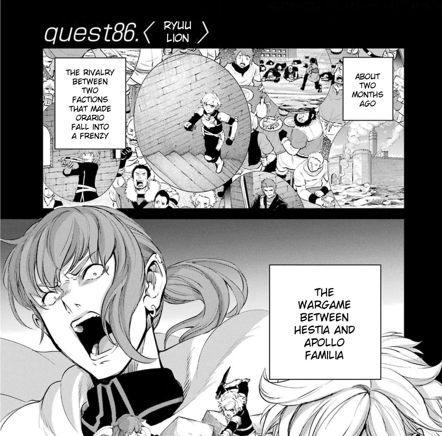 Dungeon Ni Deai O Motomeru No Wa Machigatte Iru Darou Ka Gaiden - Sword Oratoria Chapter 86 page 1 - 