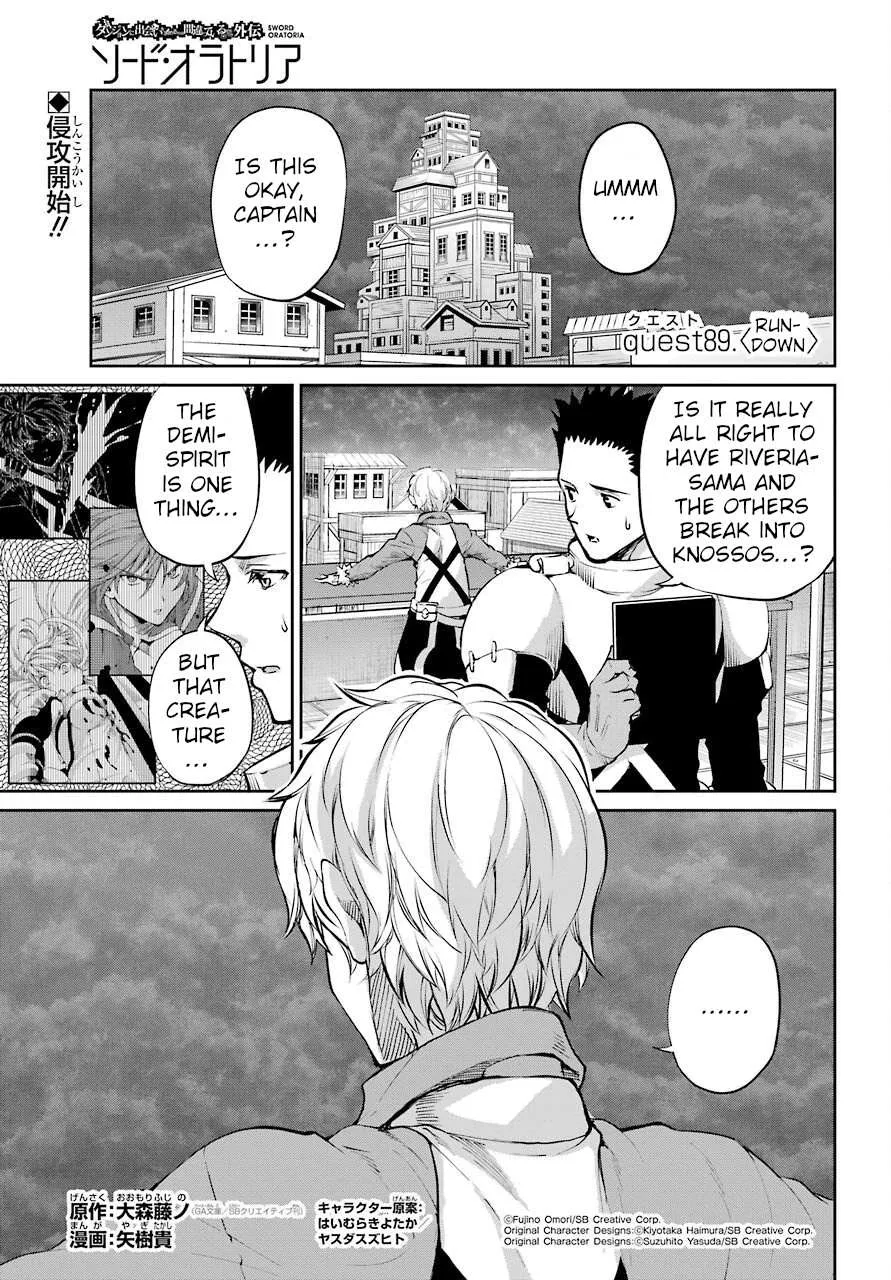 Dungeon Ni Deai O Motomeru No Wa Machigatte Iru Darou Ka Gaiden - Sword Oratoria Chapter 89 page 4 - 