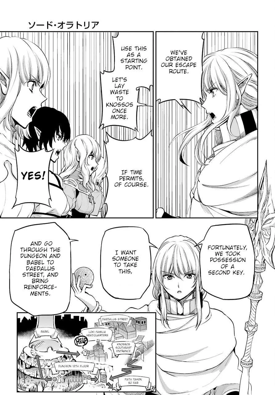 Dungeon Ni Deai O Motomeru No Wa Machigatte Iru Darou Ka Gaiden - Sword Oratoria Chapter 89 page 32 - 