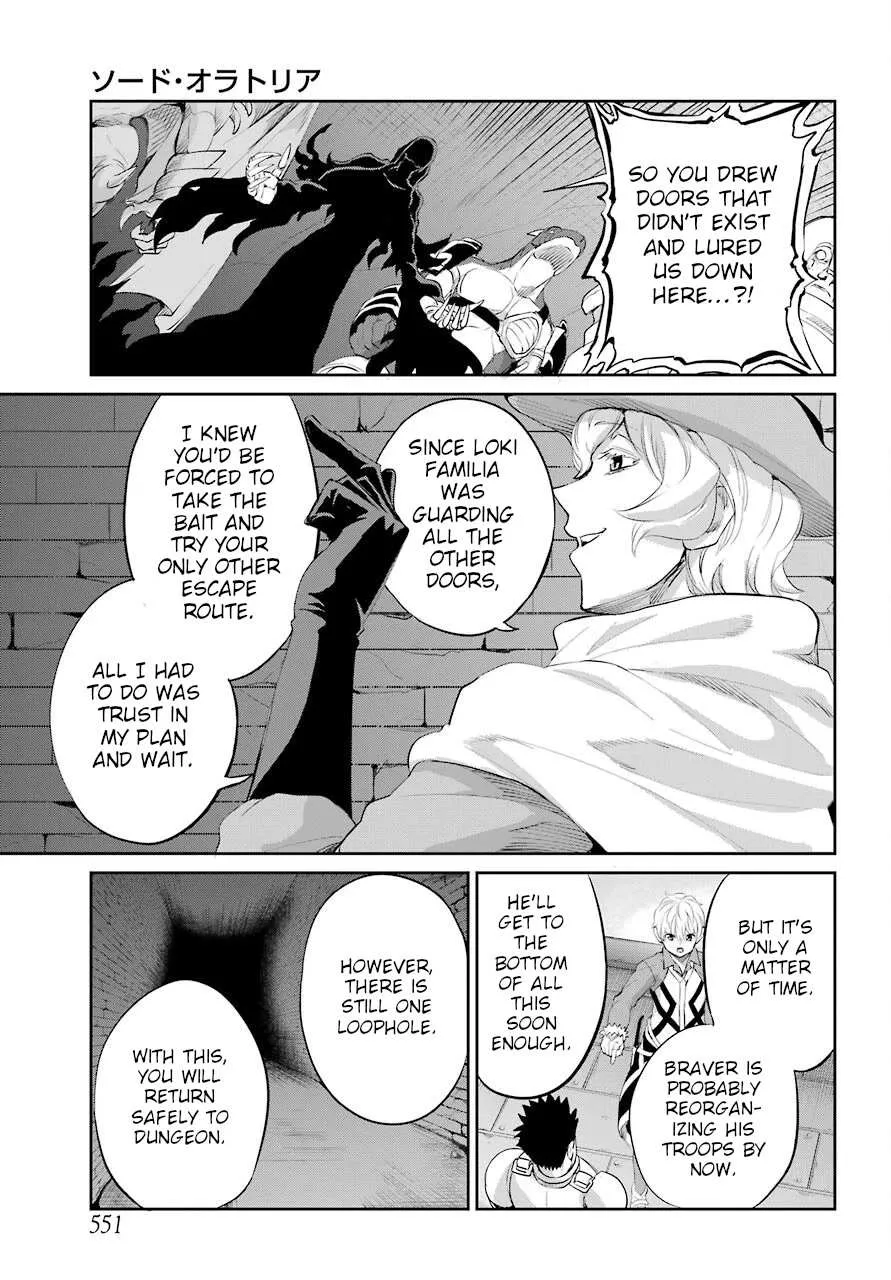 Dungeon Ni Deai O Motomeru No Wa Machigatte Iru Darou Ka Gaiden - Sword Oratoria Chapter 91 page 55 - 
