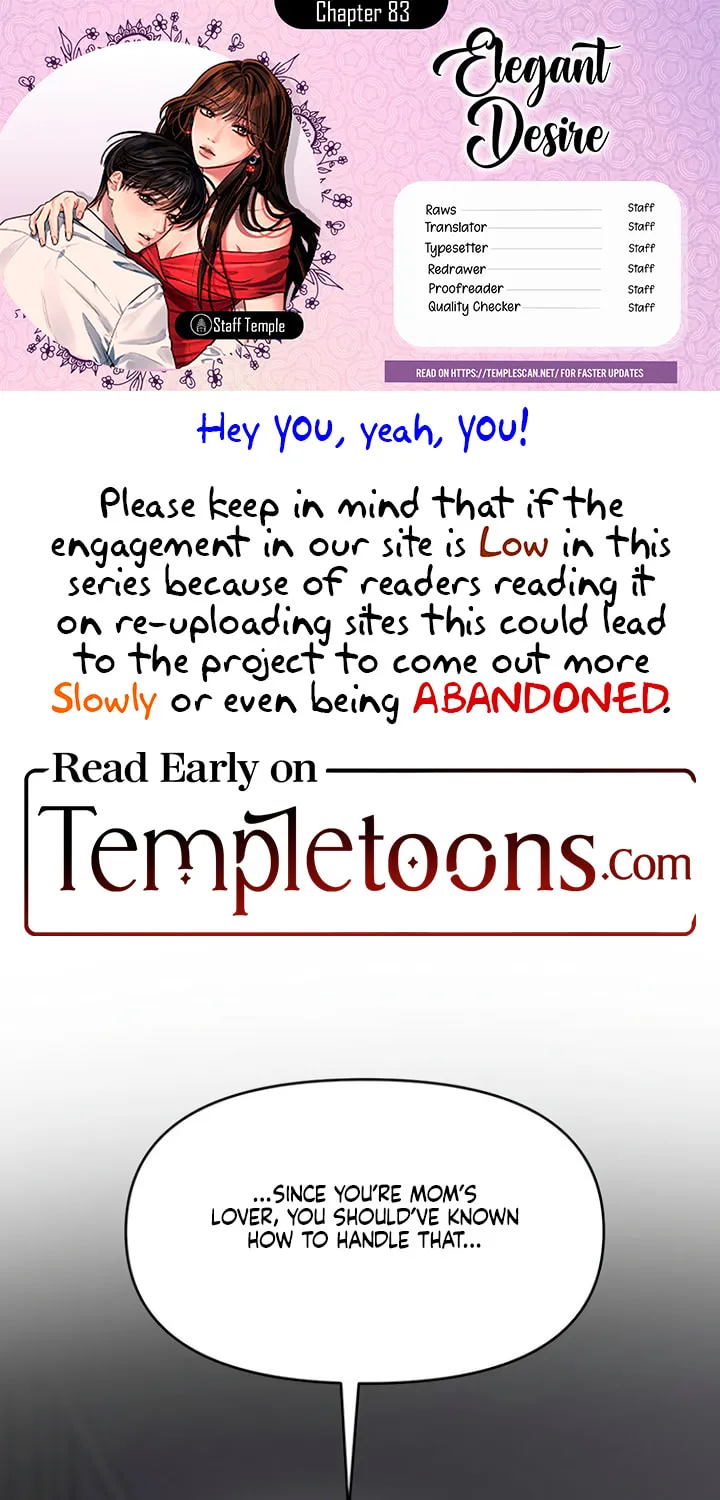 Elegant Desire Chapter 83 page 1 - 