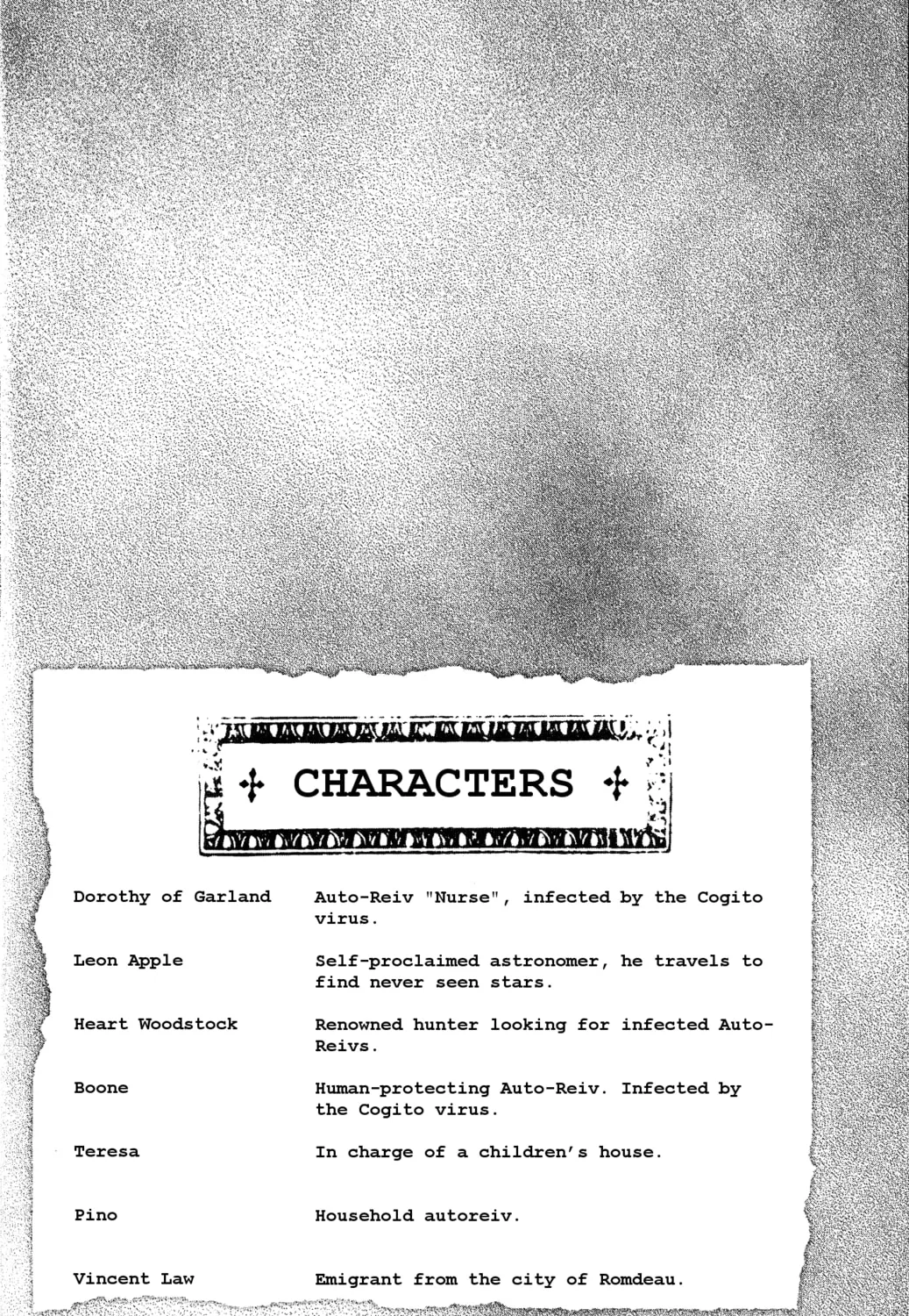 Ergo Proxy: Centzon Hitchers & Undertaker Chapter 6 page 7 - 