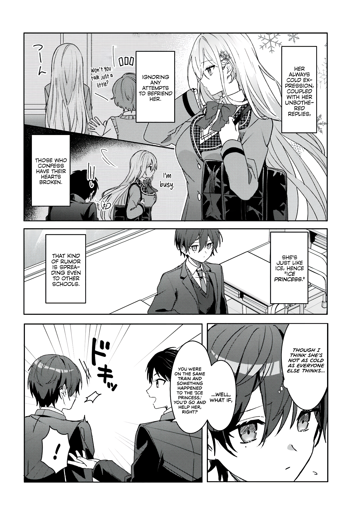 Takou no Koori Hime wo Tasuketara, Otomodachi kara Hajimeru Koto ni Narimashita Chapter 1.1 page 12 - 