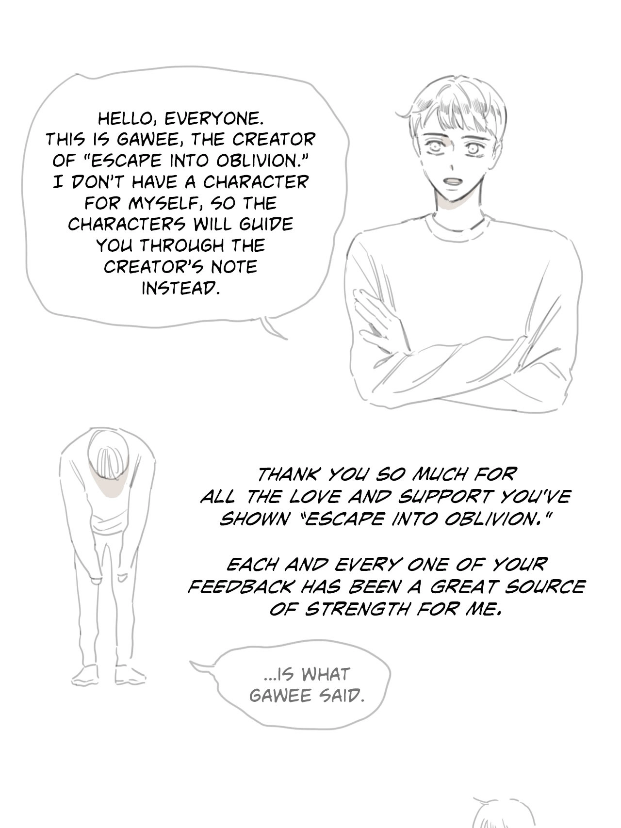 Escape into Oblivion Chapter 37.1 page 1 - 