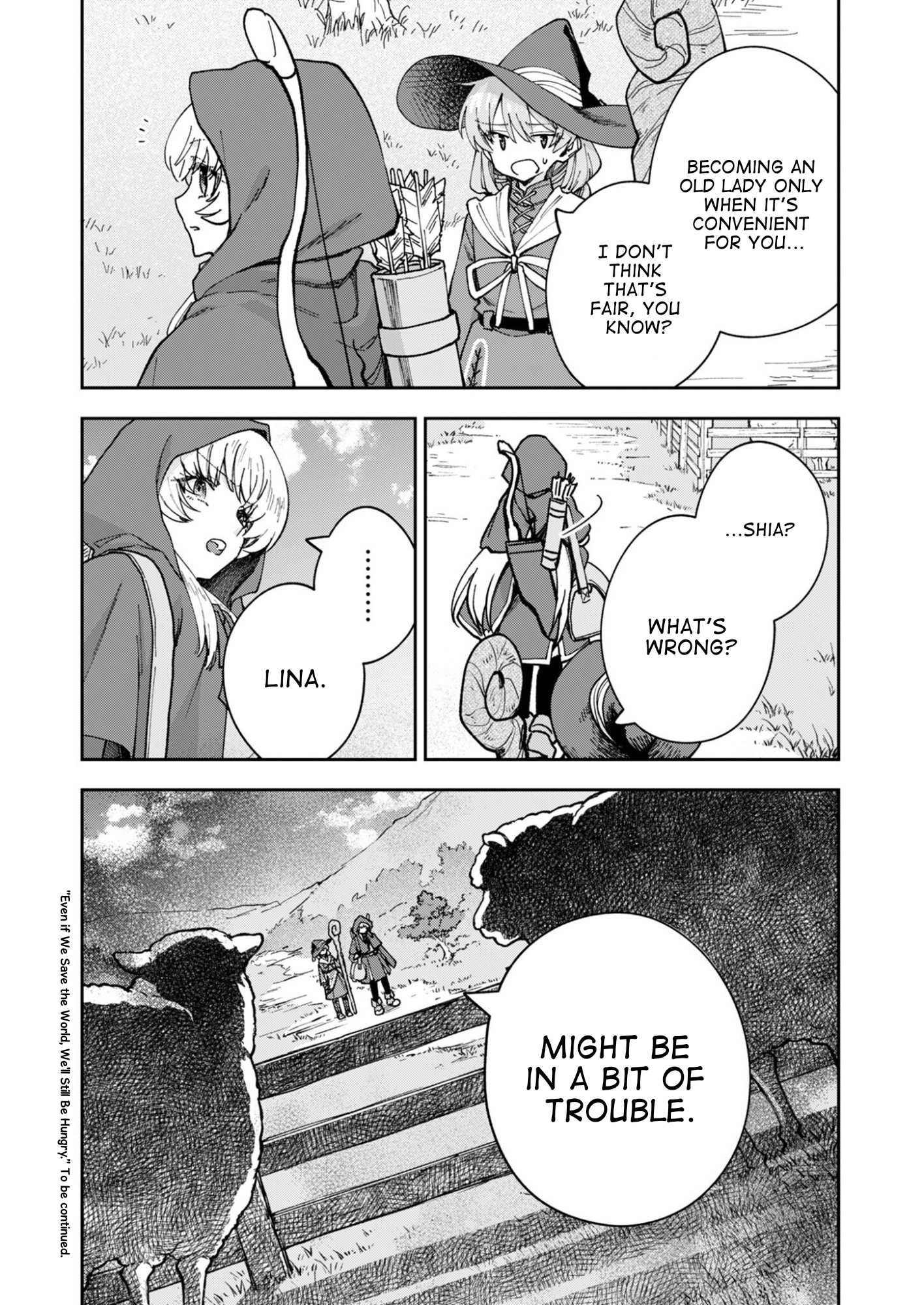 Even If We Save The World, We'll Still be Hungry Chapter 2 page 34 - 