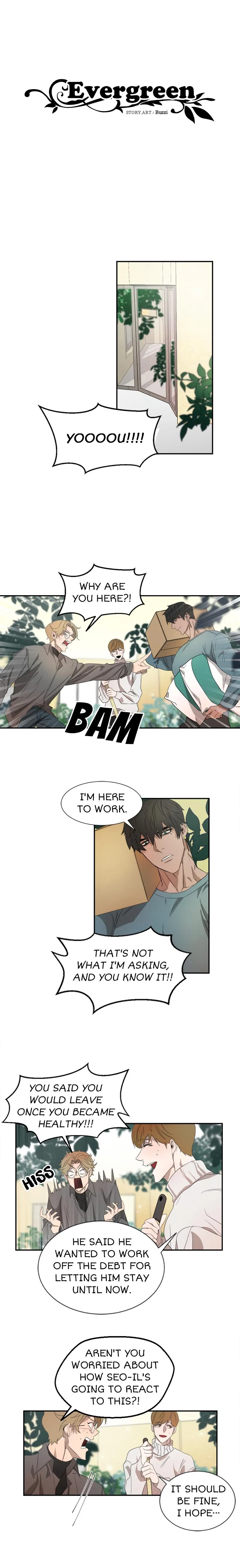 Evergreen (Yaoi) Chapter 16 page 1 - 