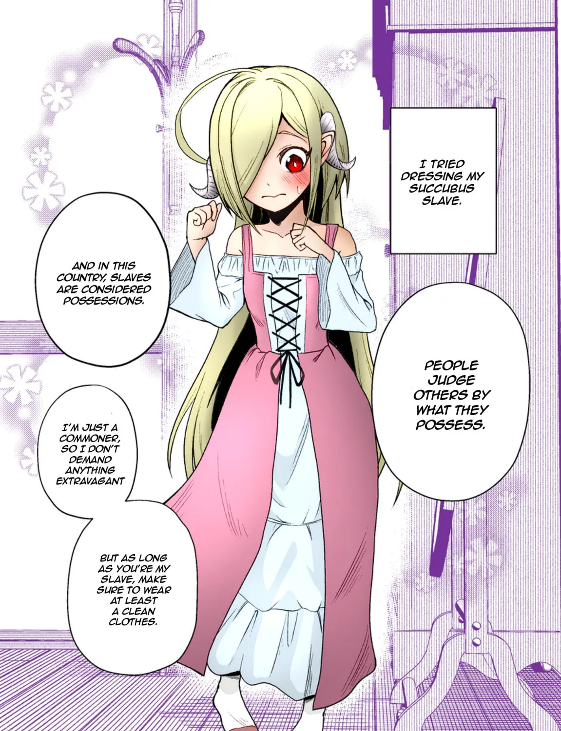 Everyday Life with a Succubus Slave (Fan Colored) (Colored) Chapter 3 page 1 - 