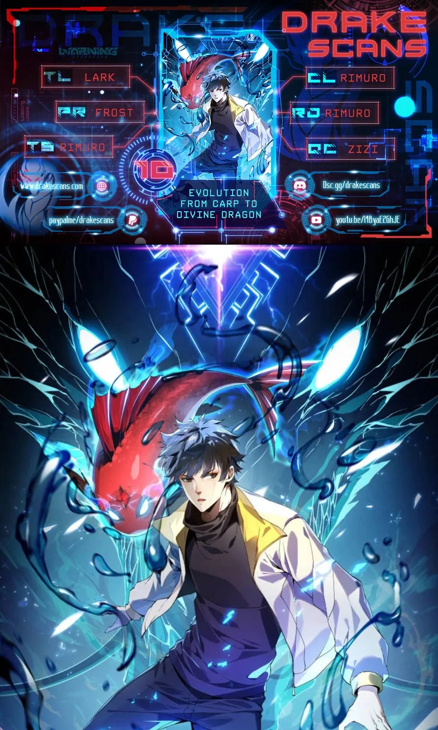 Evolution from Carp to Divine Dragon Chapter 10 page 1 - 