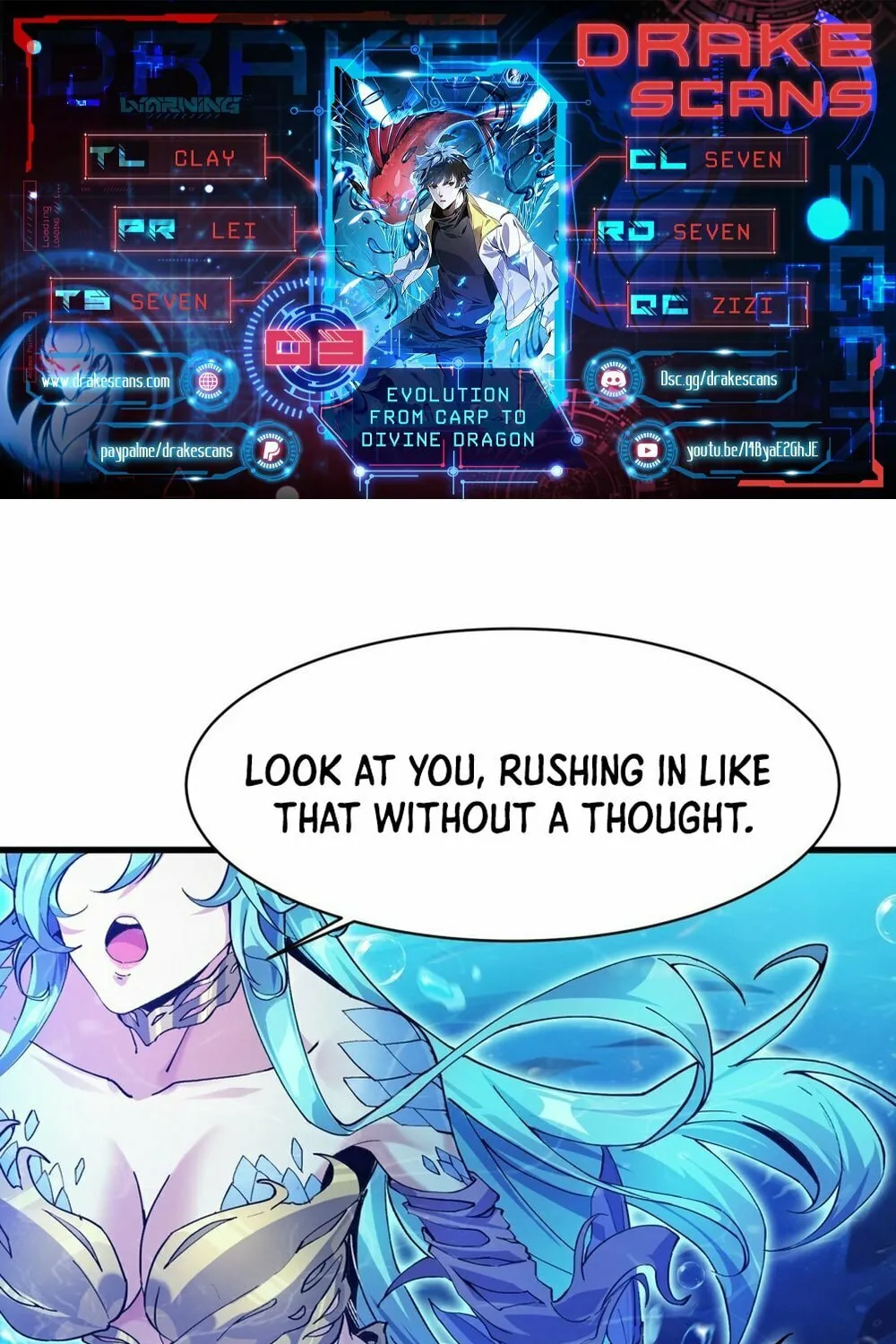 Evolution from Carp to Divine Dragon Chapter 3 page 1 - 