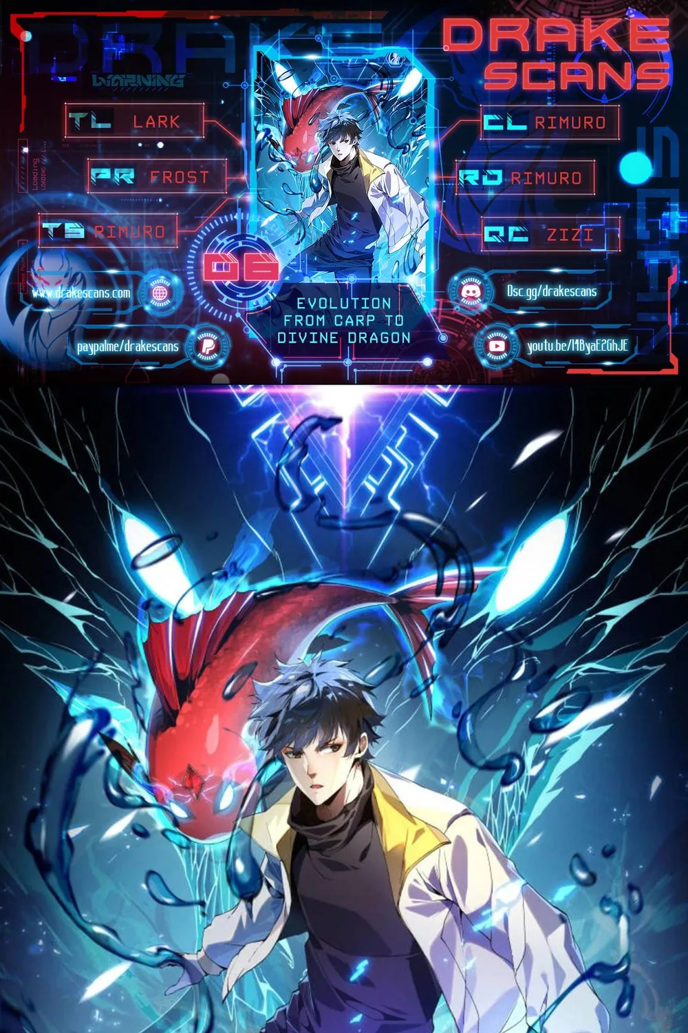 Evolution from Carp to Divine Dragon Chapter 6 page 1 - 