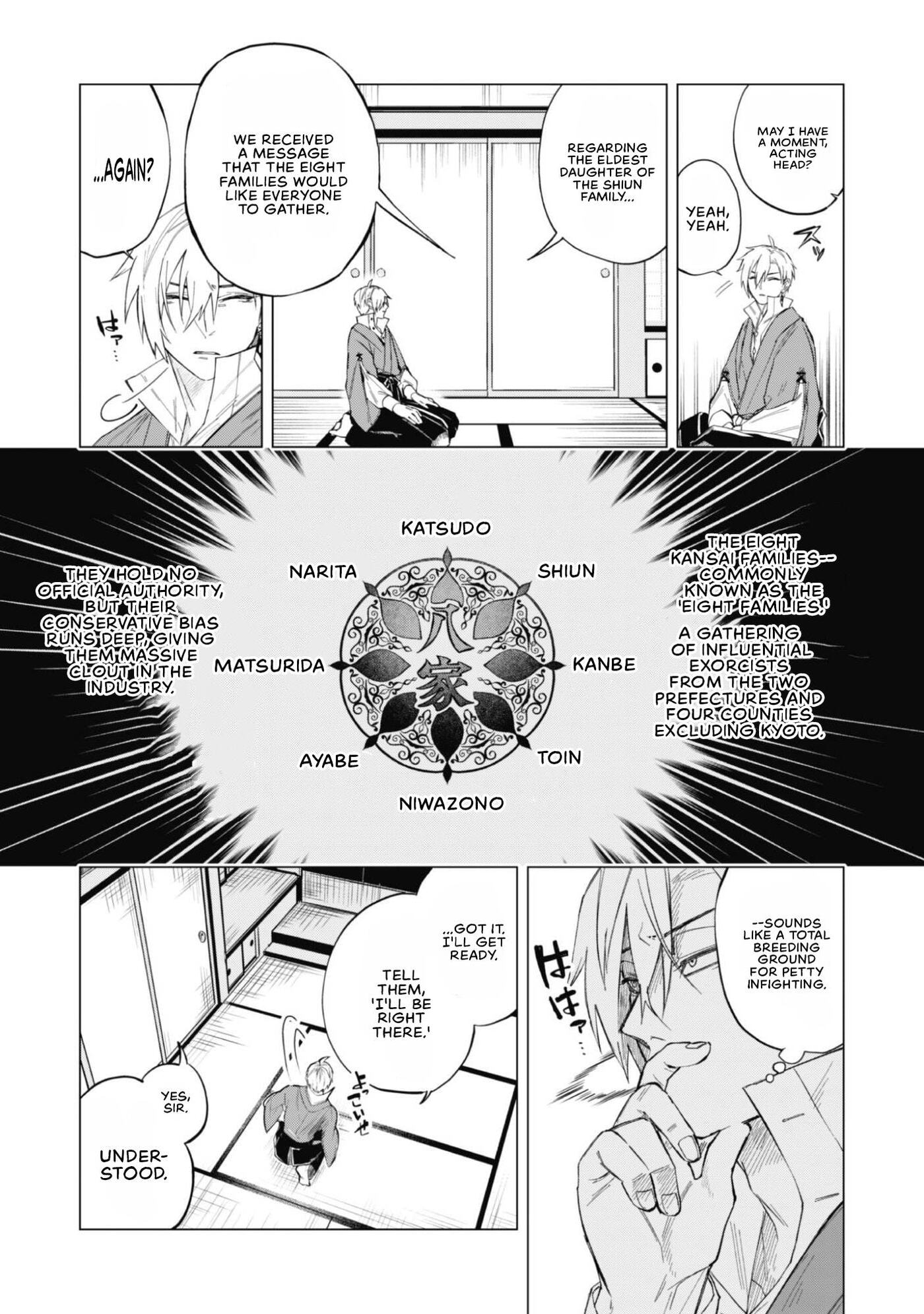 Exorcist Reincarnation ~What's A Fox-Faced, Kansai-Dialect-Speaking, Ill-Natured Guy Supposed To Do In A Brutal Erogame World?~ Chapter 1 page 8 - 