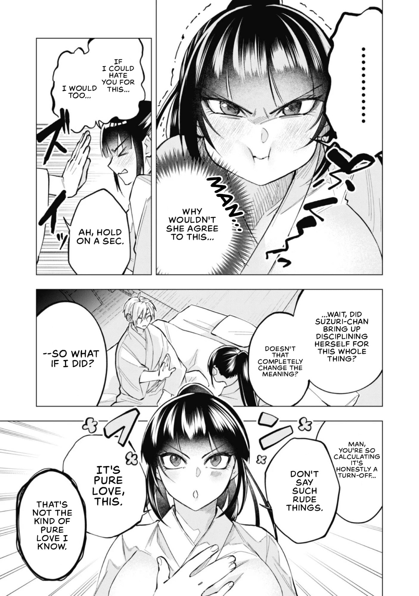 Exorcist Reincarnation ~What's A Fox-Faced, Kansai-Dialect-Speaking, Ill-Natured Guy Supposed To Do In A Brutal Erogame World?~ Chapter 2 page 13 - 