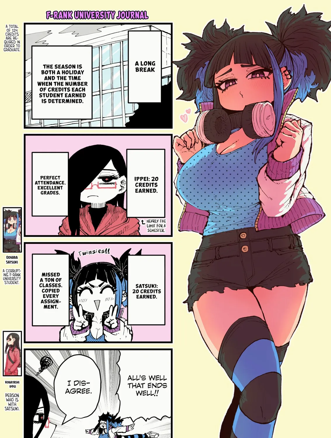 F-Rank University Journal (Colored) Chapter 6 page 1 - 