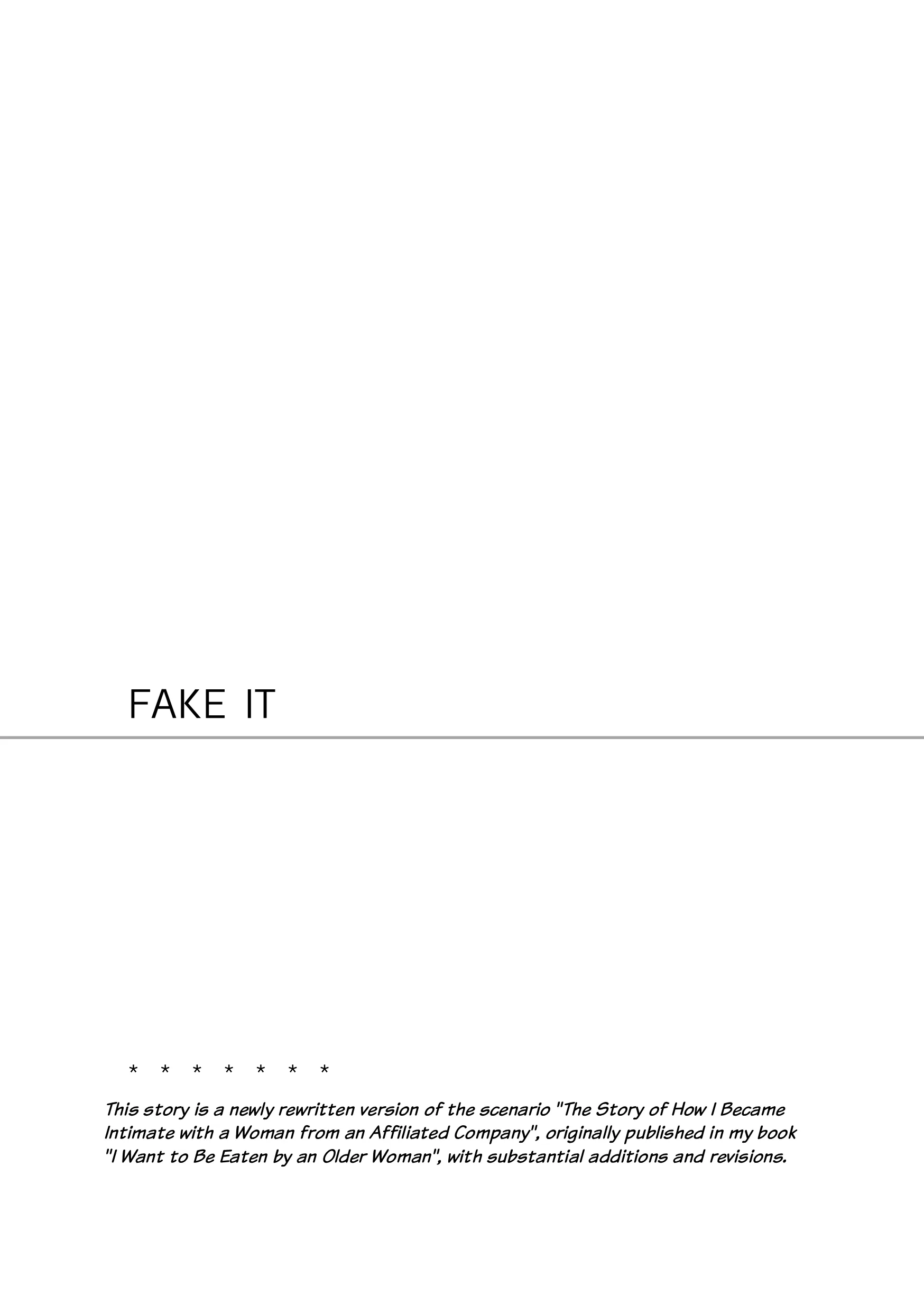 FAKE IT Chapter 1 page 4 - 