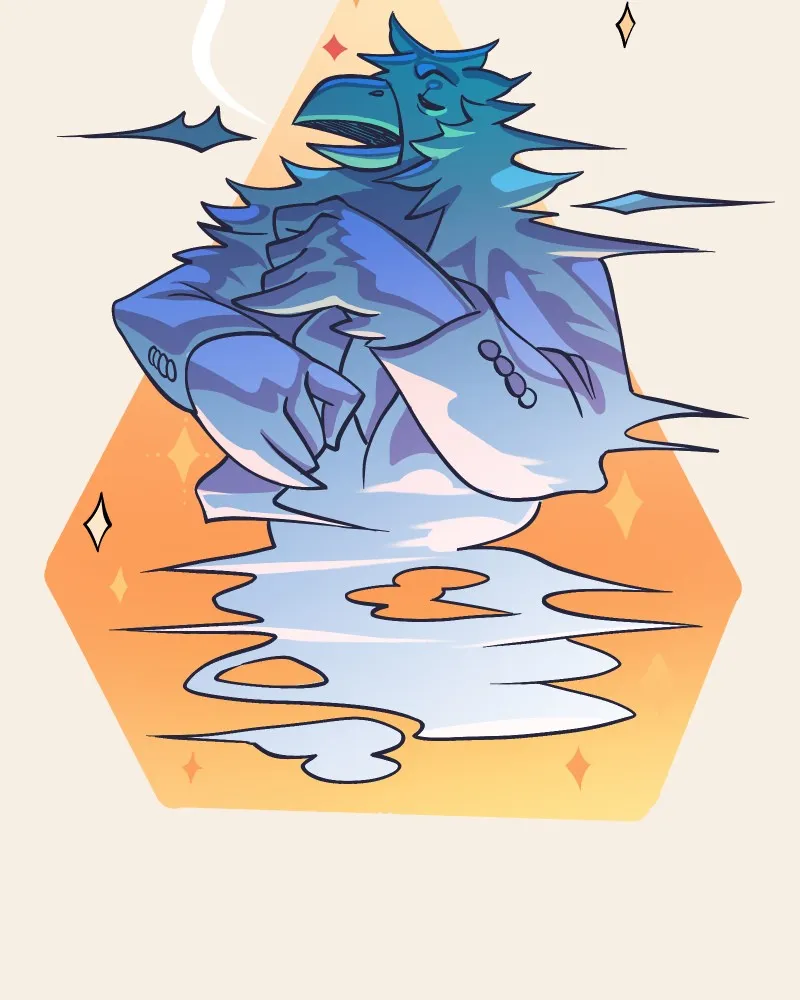 Falling in the Blue Chapter 1 page 18 - 