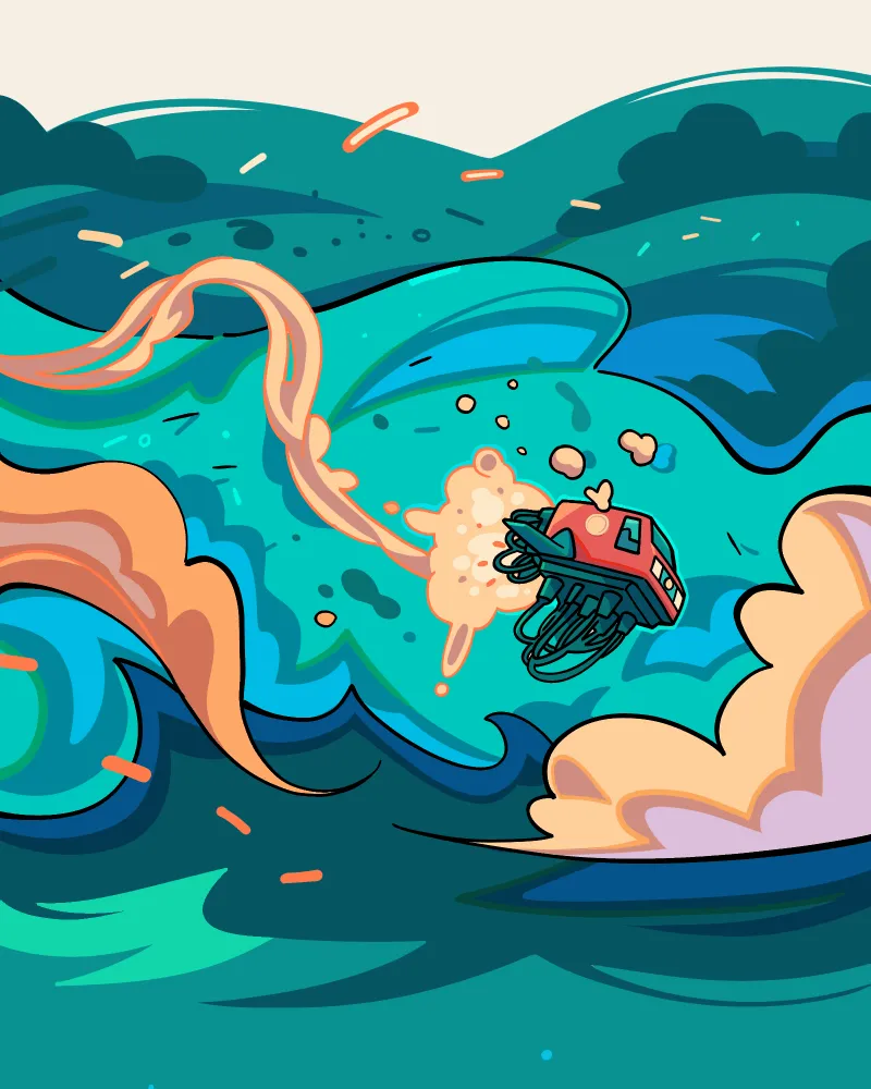 Falling in the Blue Chapter 2 page 5 - 