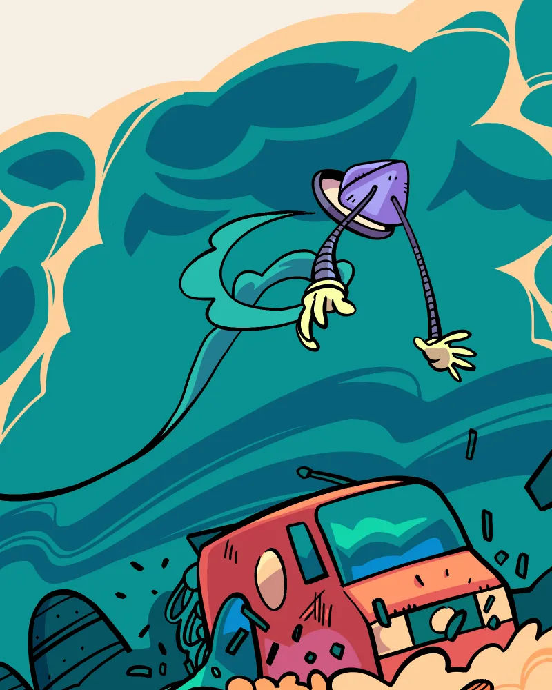 Falling in the Blue Chapter 4 page 8 - 