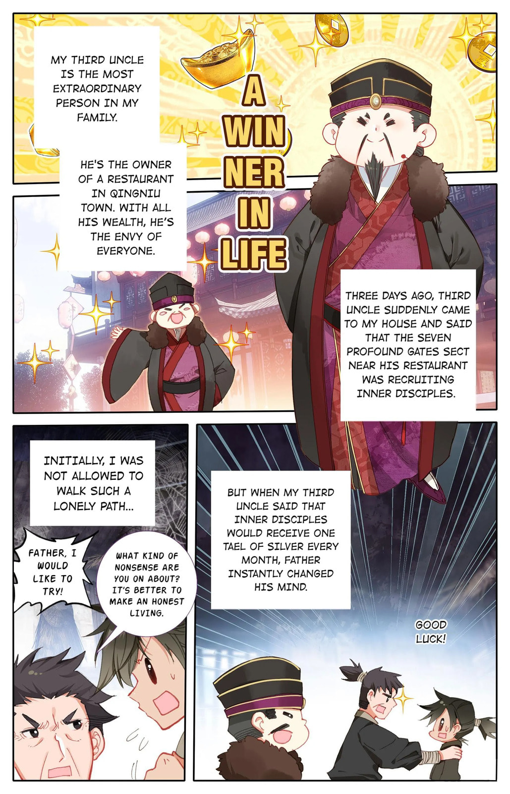 A Record of a Mortal's Journey to Immortality Chapter 1 page 4 - 