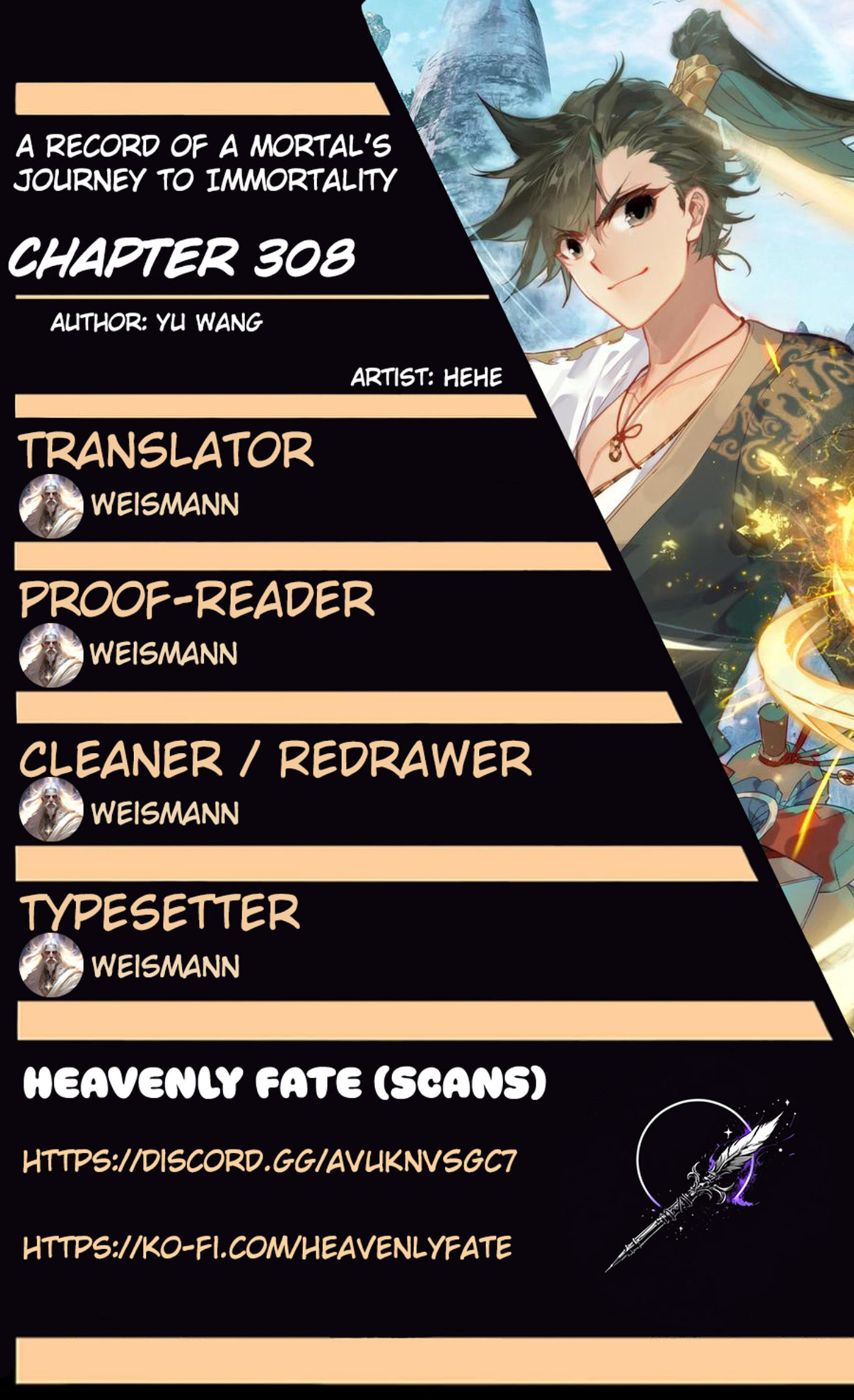 A Record of a Mortal's Journey to Immortality Chapter 308 page 1 - 