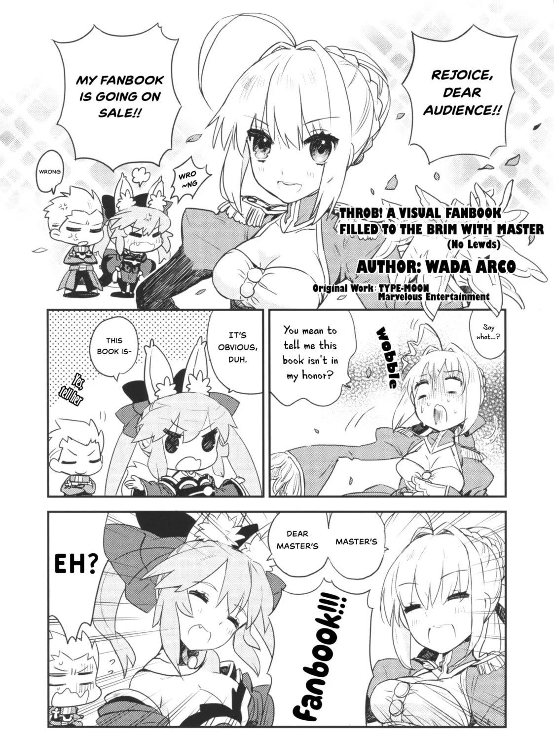Fate/Extra Visual Fanbook Chapter 1 page 1 - 