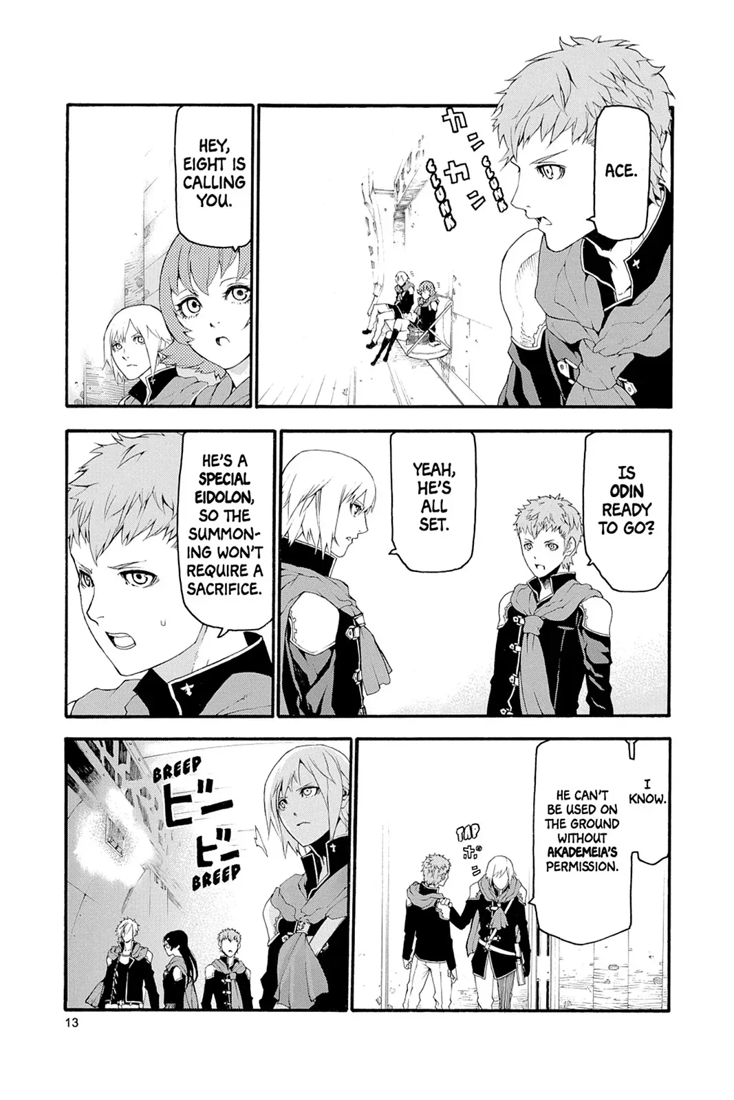 Final Fantasy Type-0 Chapter 1 page 13 - 