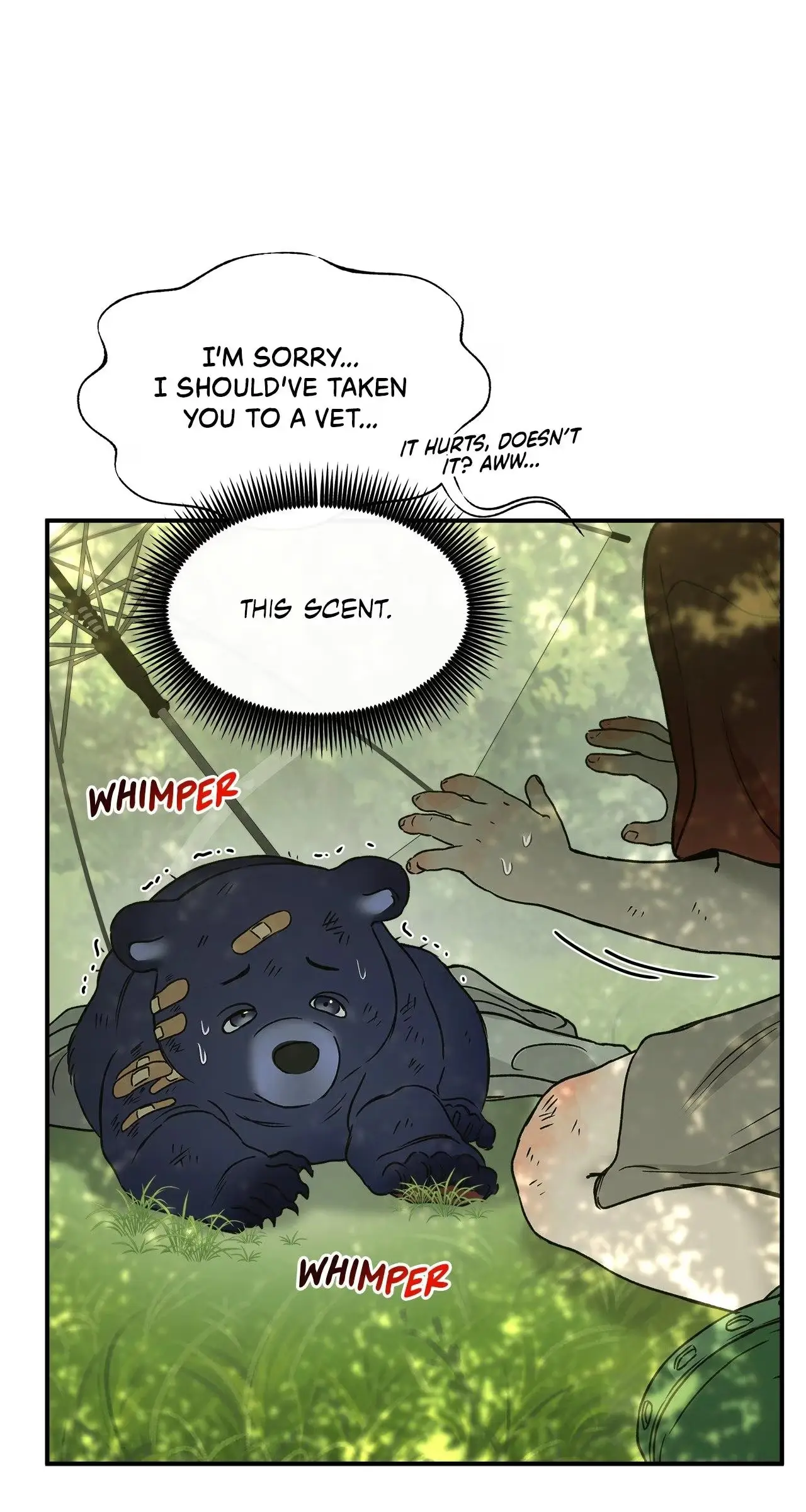 First-Time Scammer, Bearly Holding On Chapter 7 page 34 - 