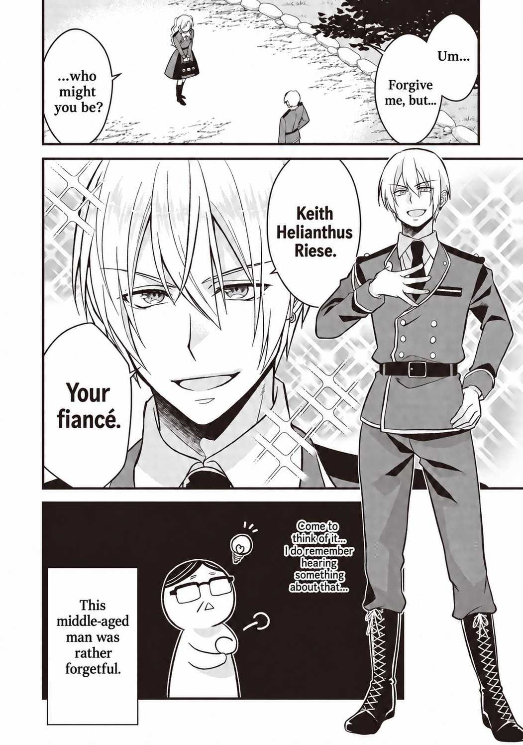 Forced to Reincarnate, a Middle-Aged Man Lives as the Ultimate Duke's Daughter Chapter 1 page 18 - 