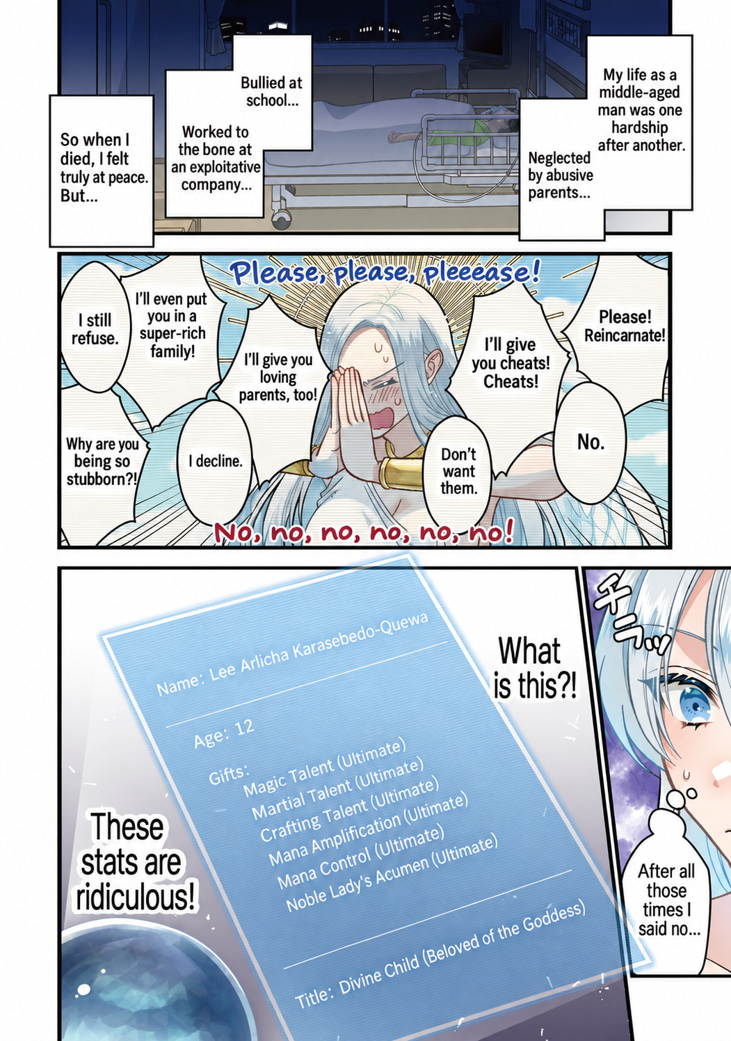 Forced to Reincarnate, a Middle-Aged Man Lives as the Ultimate Duke's Daughter Chapter 1 page 4 - 