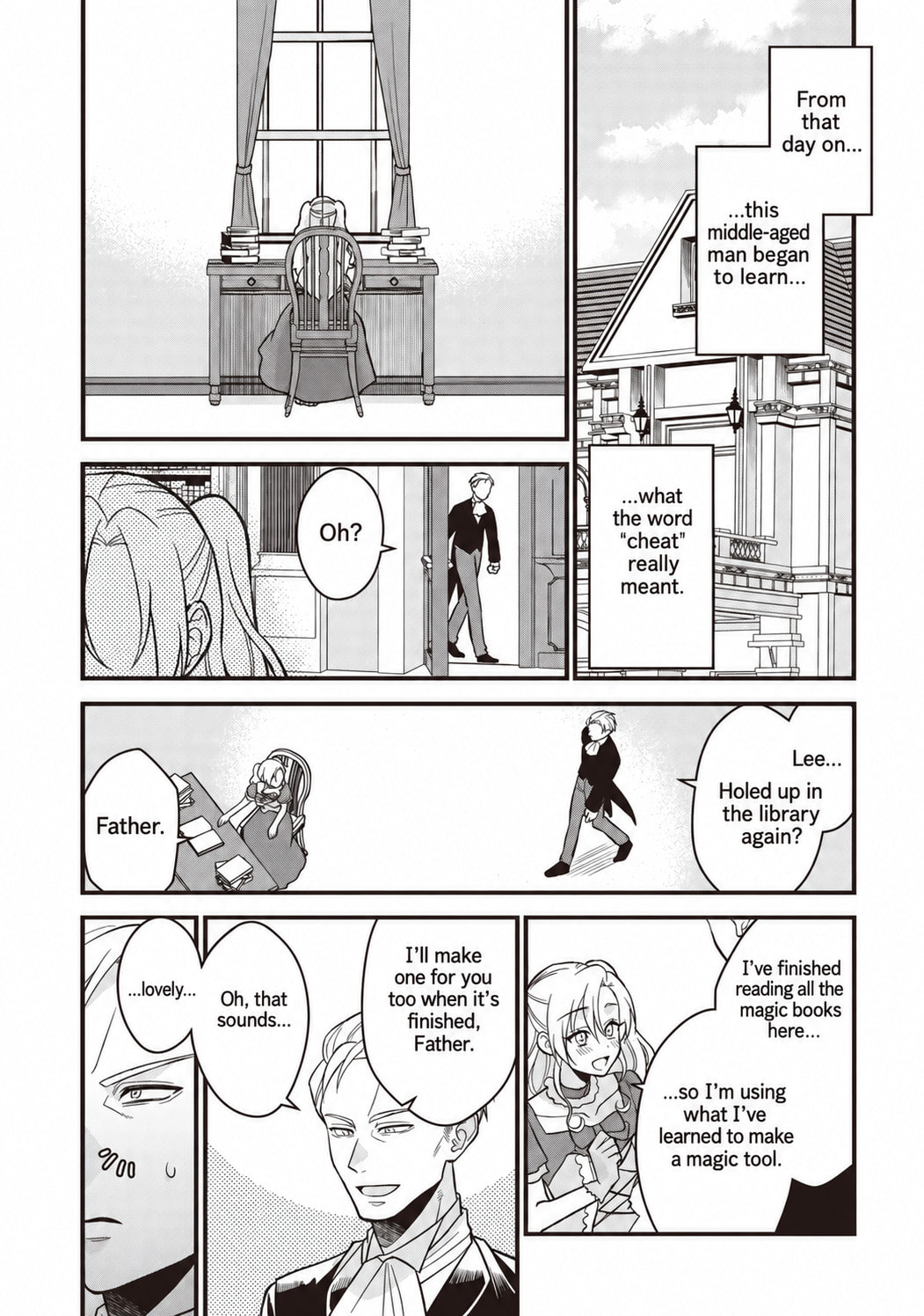 Forced to Reincarnate, a Middle-Aged Man Lives as the Ultimate Duke's Daughter Chapter 1 page 7 - 