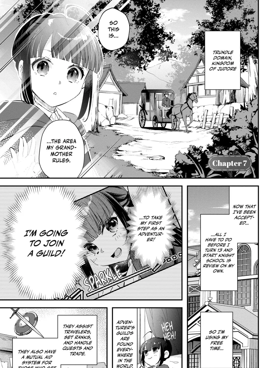 Forget Being the Villainess, I Want to Be an Adventurer Chapter 7 page 1 - 
