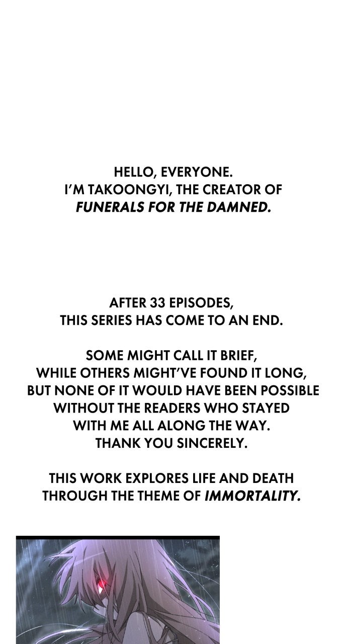 Funerals for the Damned Afterword page 1 - 