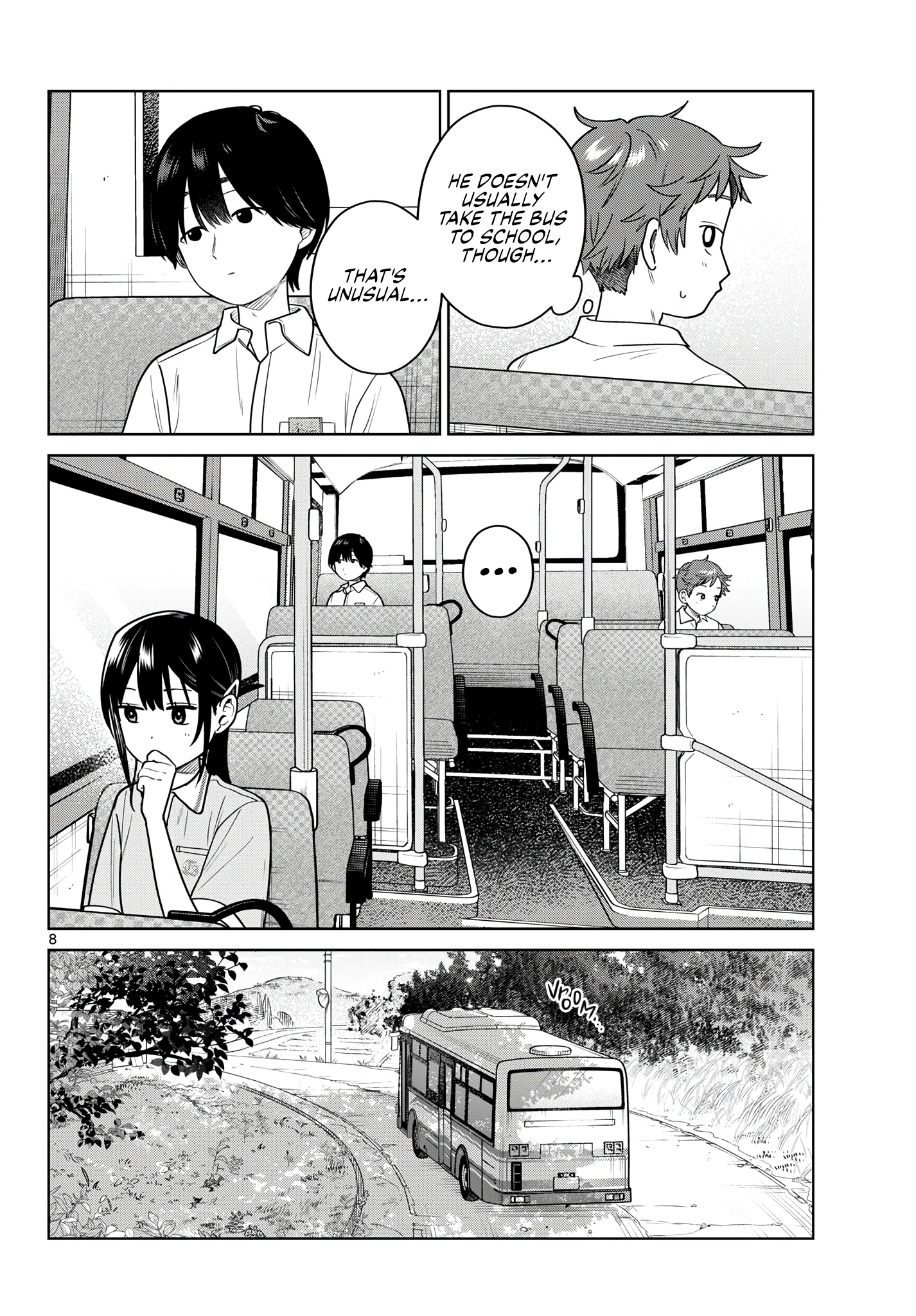 Futari Bus Chapter 40 page 8 - 
