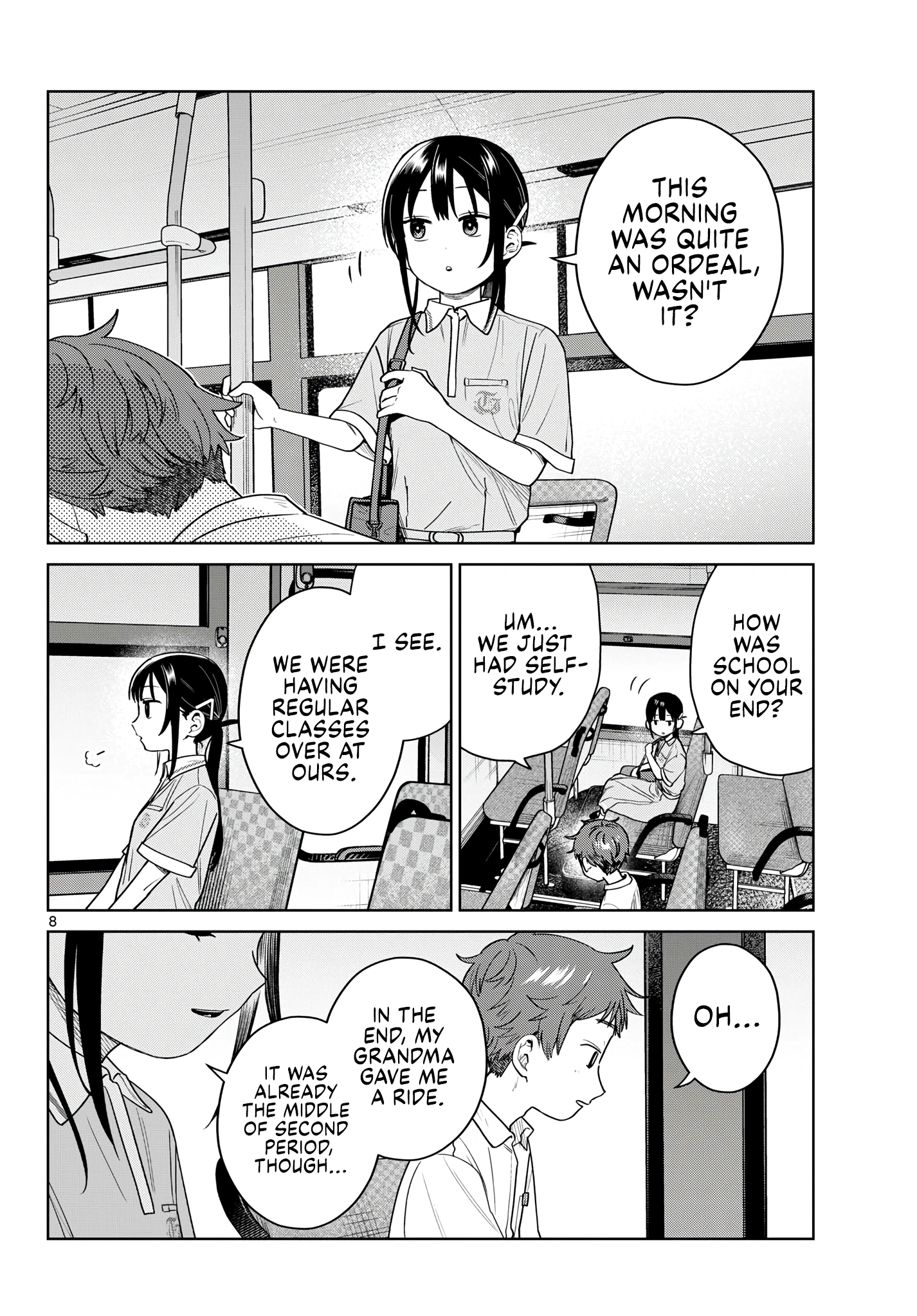 Futari Bus Chapter 43 page 8 - 